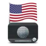 radio usa - live radio fm / am android application logo